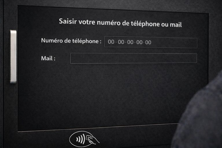 saisir numéro téléphone email